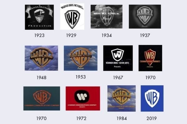 History And Evolution Of Logo Design Of Famous Companies Warner Bros