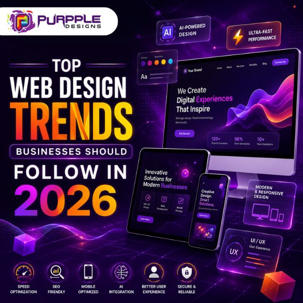 Top Web Design Trends Businesses Should Follow in 2026
