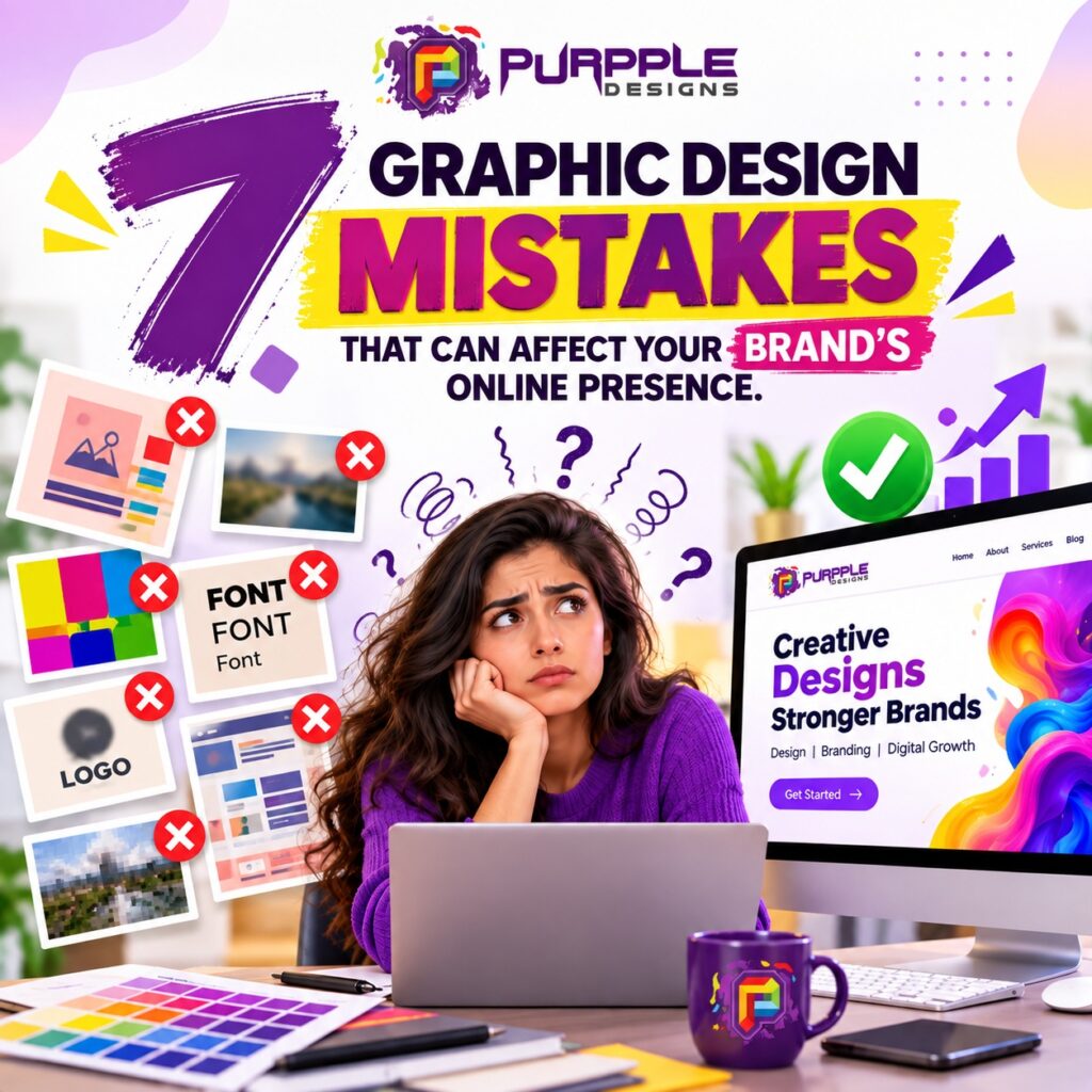 7 Graphic Design Mistakes That Can Affect Your Brand’s Online Presence